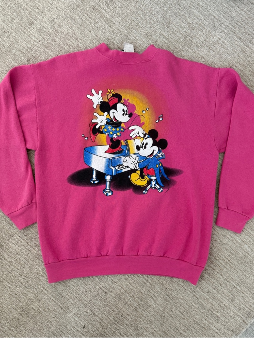 Vintage 90s Minnie & Mickey Mouse Crewneck